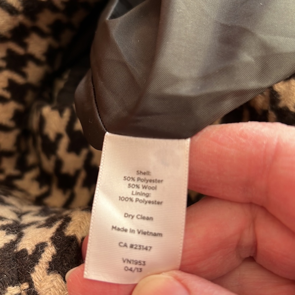 Talbots woman size 16W wool skirt camel chocolate NWOT - Picture 10 of 11